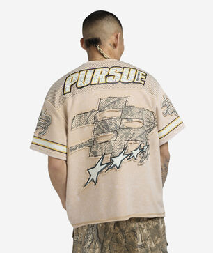 French Terry Crop Graphic Jersey