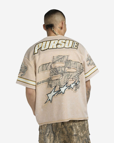 French Terry Crop Graphic Jersey