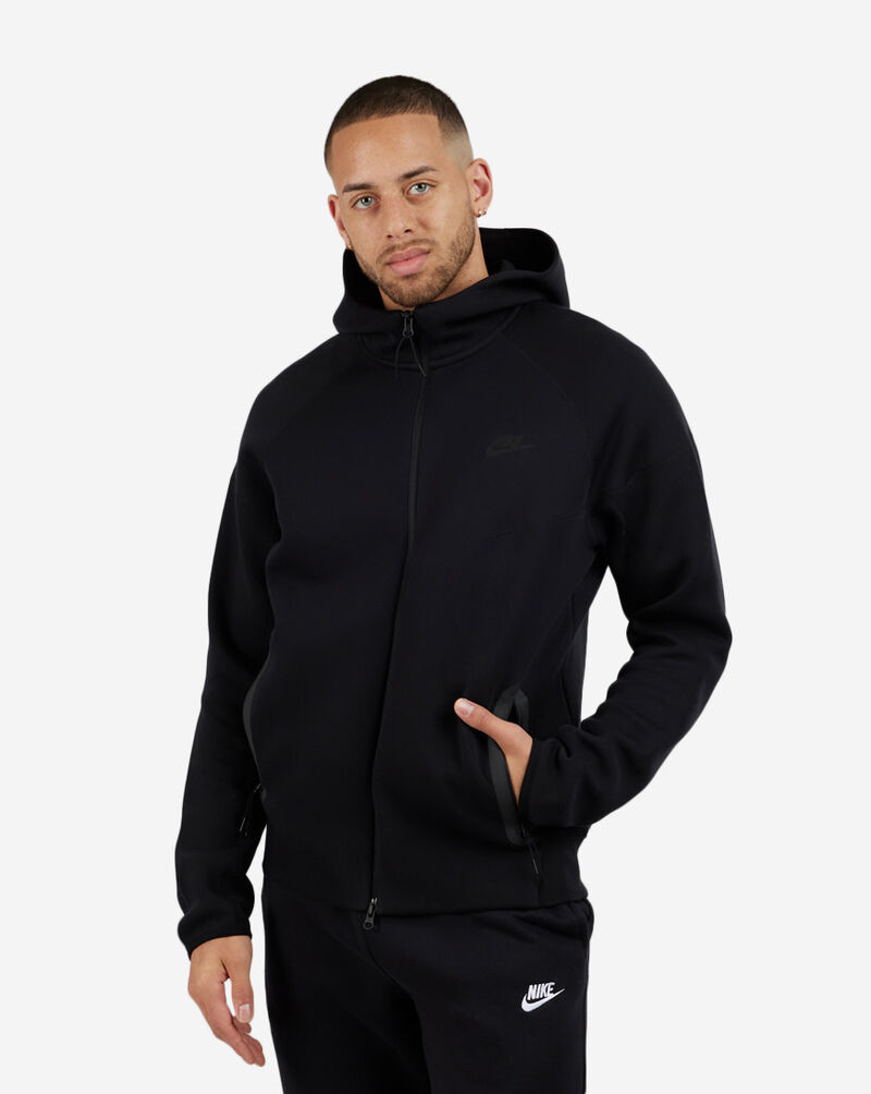 Shop Nike Tech Fleece Full-Zip Hoodie FB7921-010 black | SNIPES USA