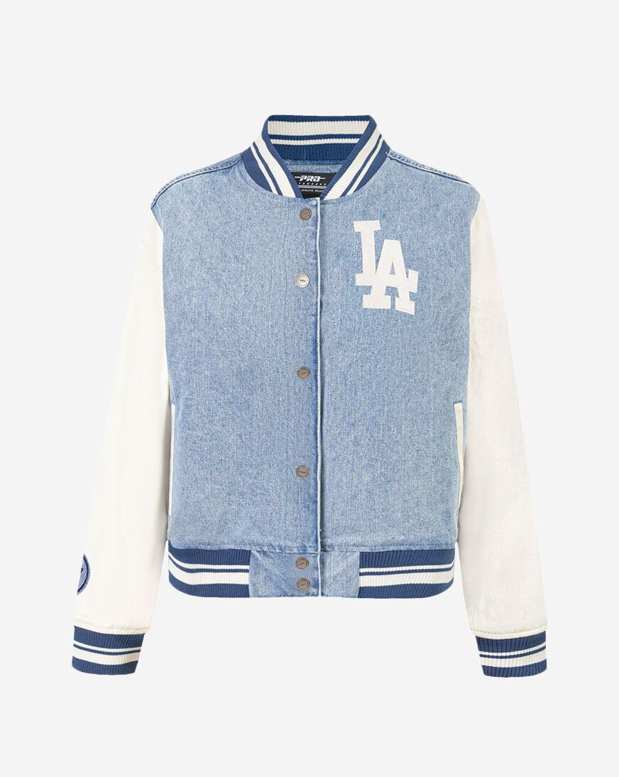 Shop PRO STANDARD Los Angeles Dodgers Varsity Blues Denim Varsity