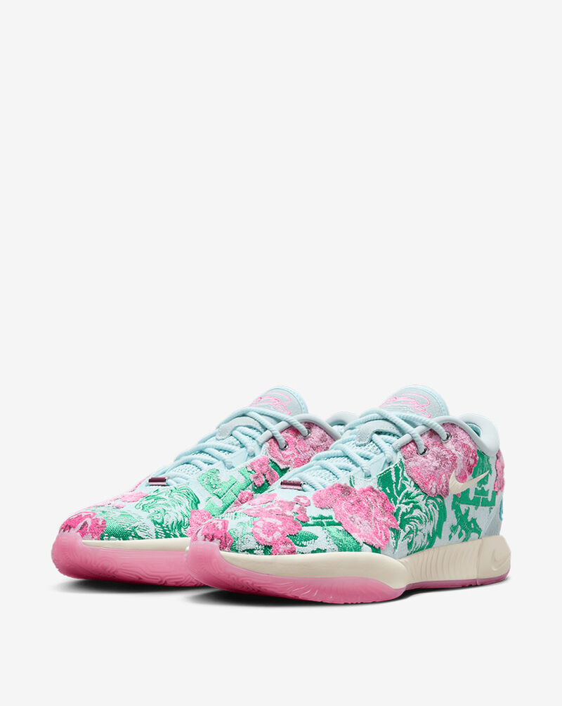 Scarpe Basket Lebron XXI Nike - Armory Navy/Malachite, Con Air Zoom E Cavi 360° - 4