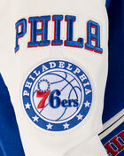 Pro Standard Philadelphia 76ers Logo Varsity Jacket BP7651670 Blue 4