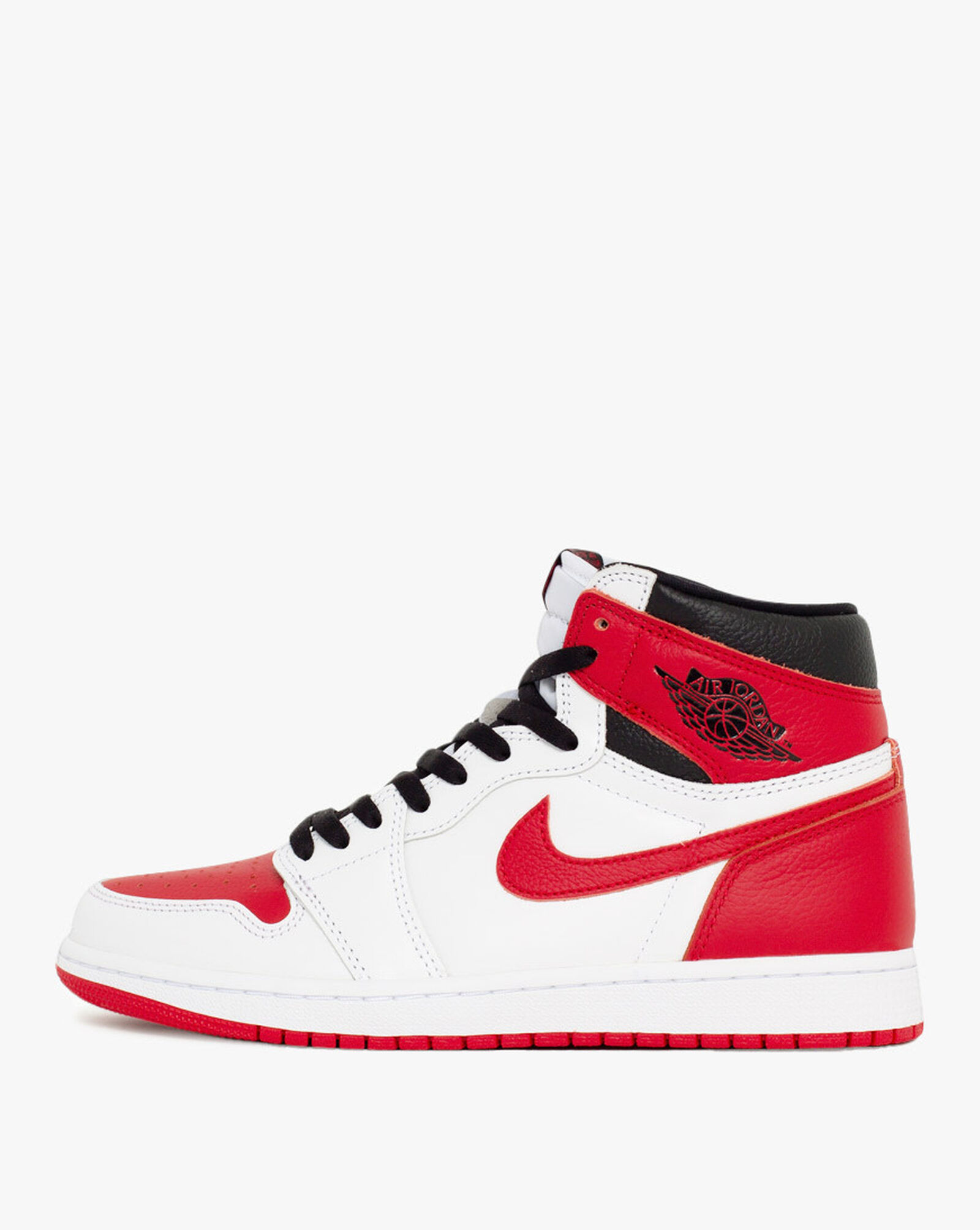 Jordan 1 Retro High OG White/University Red/Black Men's Shoe - Hibbett