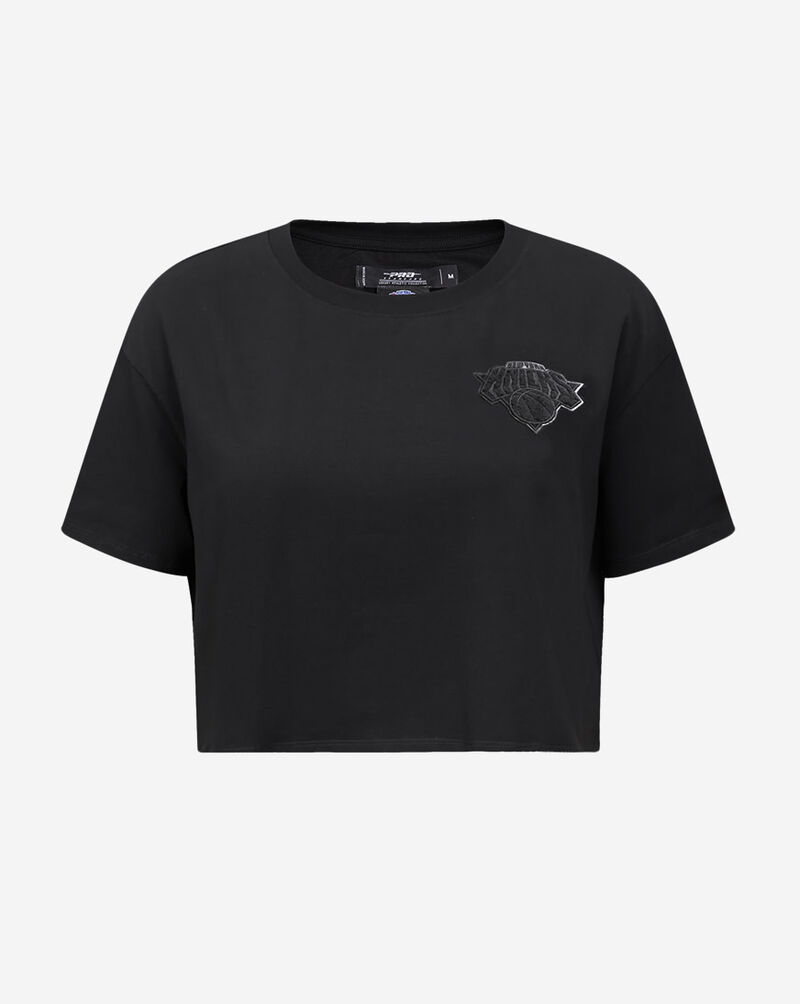 PRO STANDARD New York Knicks Triple Black Classic Boxy Tee BNKA54929-3BK Black 1