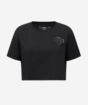 New York Knicks Triple Black Classic Boxy Tee