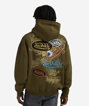 Embroiderery Patches Hoodie