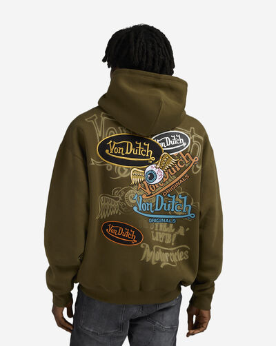 Embroiderery Patches Hoodie