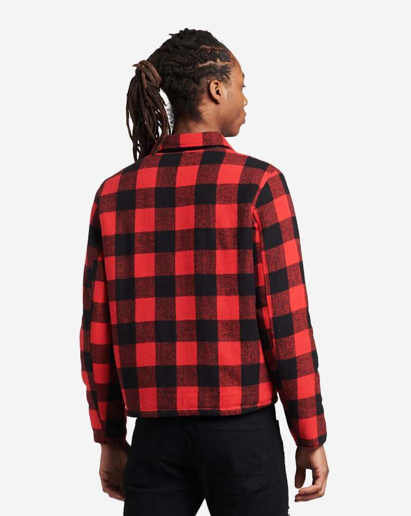 CALIBER DENIM MEN APPAREL Reversed Puffer Jacket C13160-BLK Black 3