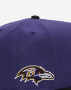 New Era 9Fifty Baltimore Ravens Helmet A-Frame Snapback Hat 60974190 Purple 2