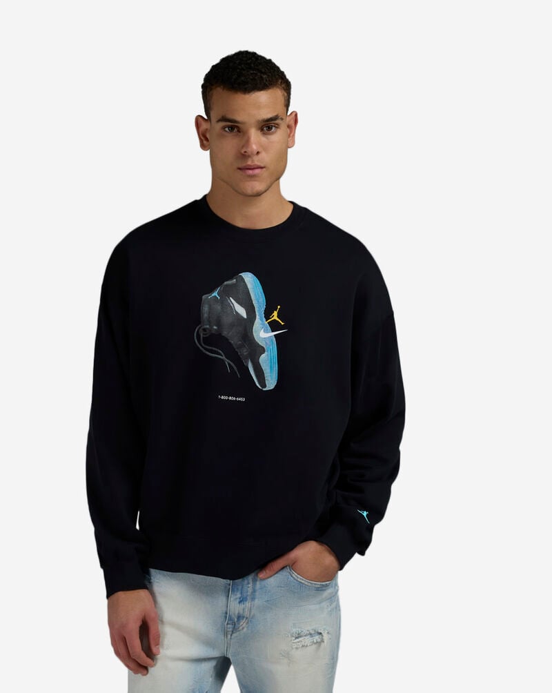 Jordan Brooklyn Fleece Crewneck Sweatshirt IM6301-010 Black 1