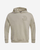 Atlanta Hawks Neutral Drop Shoulder Fleece Pull Over Hoodie