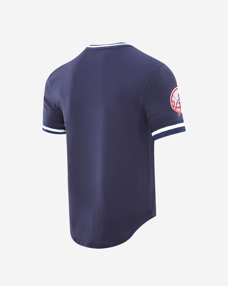 PRO STANDARD New York Yankees Short Sleeve Classic Chenille Double Knit   LNY131891-MDN Blue 3