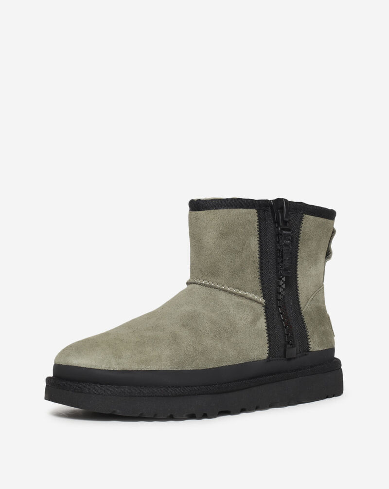 UGG Classic Mini Zipper Tape Logo Boots 1144034BTOL Green 2
