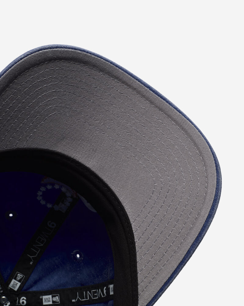 New Era 9Twenty Washed Philadelphia 76ers Adjustable Hat 60641325 Blue 4