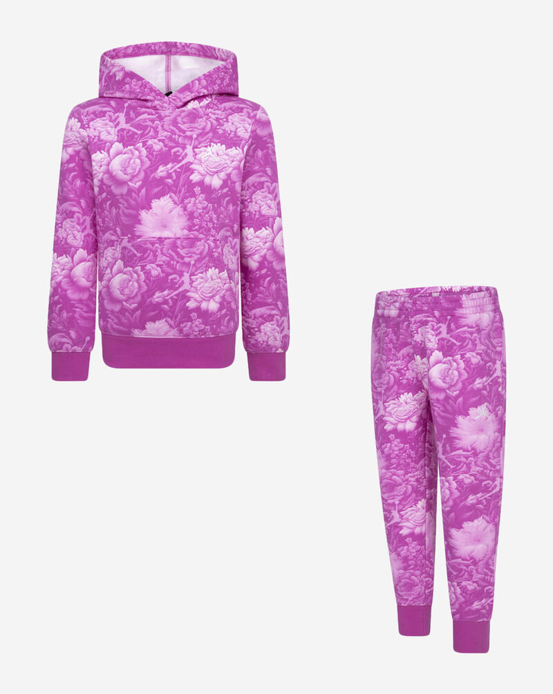Jordan Kids' Brooklyn Essentials Floral AOP Pullover Set 35D424-A2B Pink 1