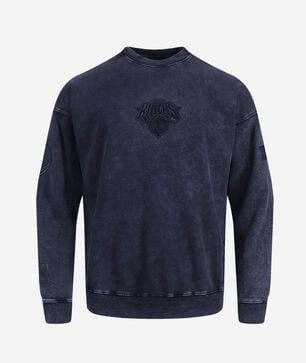 New York Yankees Washed Classic Enzyme Wash Drop Shoulder Crewneck