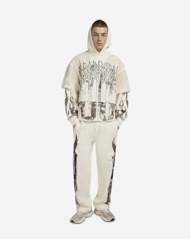 Smoke Rise Unbreakable Fleece Pants FP25617SNZ-CHA cream 4