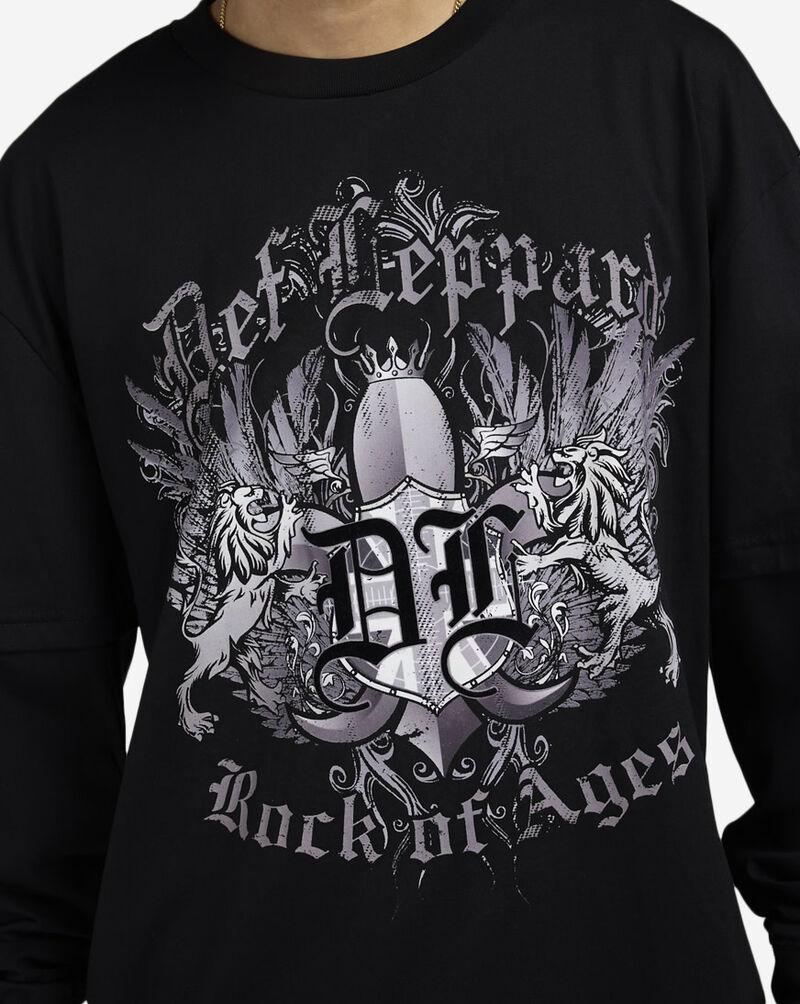 Freeze Max Def Leppard Department of Rock Tee D110028-BLK Black 3