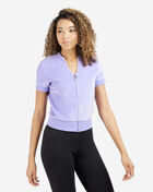  Short Sleeve Big Bling Velour Track Jacket
