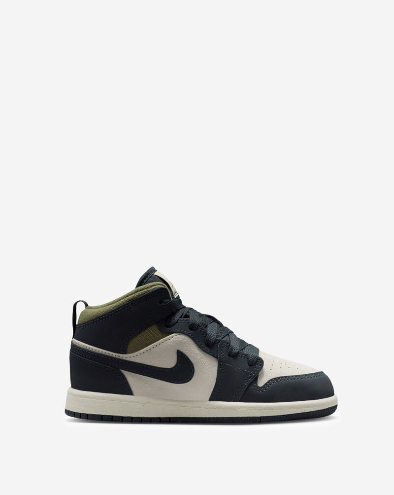 Jordan Little Kids' Air Jordan 1 Mid SE HV4444-102 Green 3