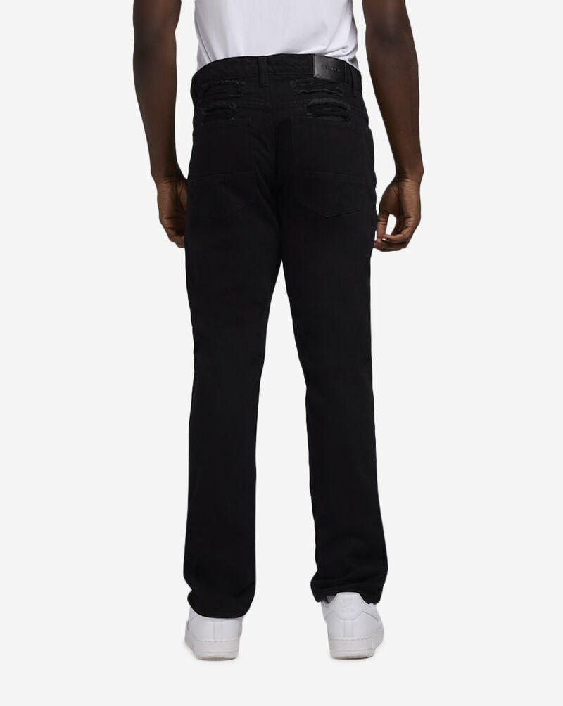 Decibel Heavy Rip and Repair Jeans DECWB454-BLK Black 2
