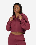 Nike Studio Fleece Medium Weight Oversized Full-Zip Cropped Hoodie IM8499-654 Pink 1