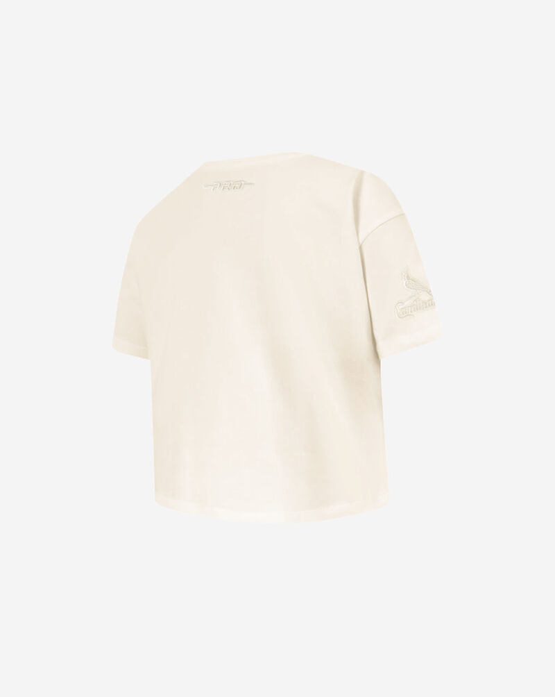 PRO STANDARD Big Girls' St. Louis Cardinals Neutral Boxy Tee  LSCBA314969-EGG cream 3