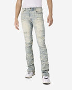 Smoke Rise Stacked Flare Fashion Basic Jeans JP23608SNZ-BLU Blue 1