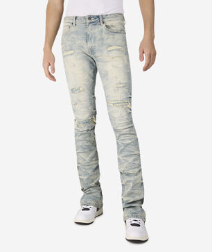 Stacked Flare Fashion Basic Jeans