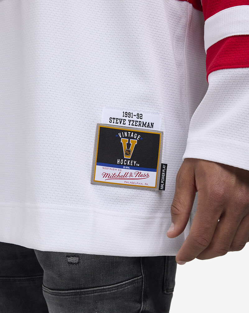 Mitchell  Ness Detroit Red Wings Yzerman Power Play Jersey JY11661-DRWWHIT White 3