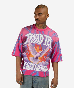 Road to the New Paradigm Mini Terry Cropped Tee