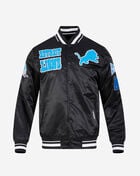 PRO STANDARD Detroit Lions Retro Classic Rib Satin Jacket FDL643453-BLK Black 1