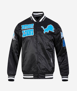Detroit Lions Retro Classic Rib Satin Jacket