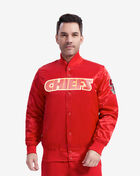 PRO STANDARD Kansas City Chiefs Big Logo Satin Jacket FKC6410196-RED Red 1