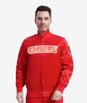 Kansas City Chiefs Big Logo Satin Jacket