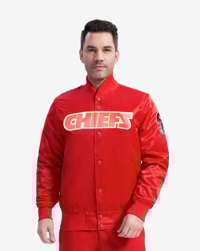 Kansas City Chiefs Big Logo Satin Jacket