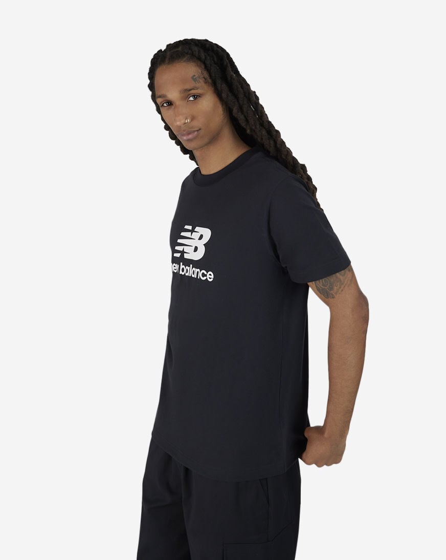 Shop New Balance Sports Essentials Logo T-Shirt MT41502-BK