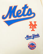 Big Boys' New York Mets Retro Classic Striped Rib Tee