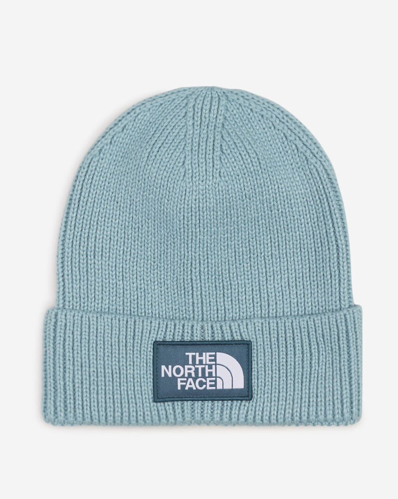 The North Face TNF Logo Box Cuffed Beanie NF0A8CHE-DOU Blue 1