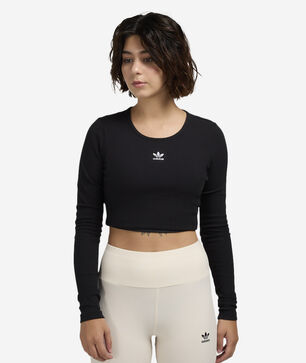 Essential Long-Sleeve Crop Top