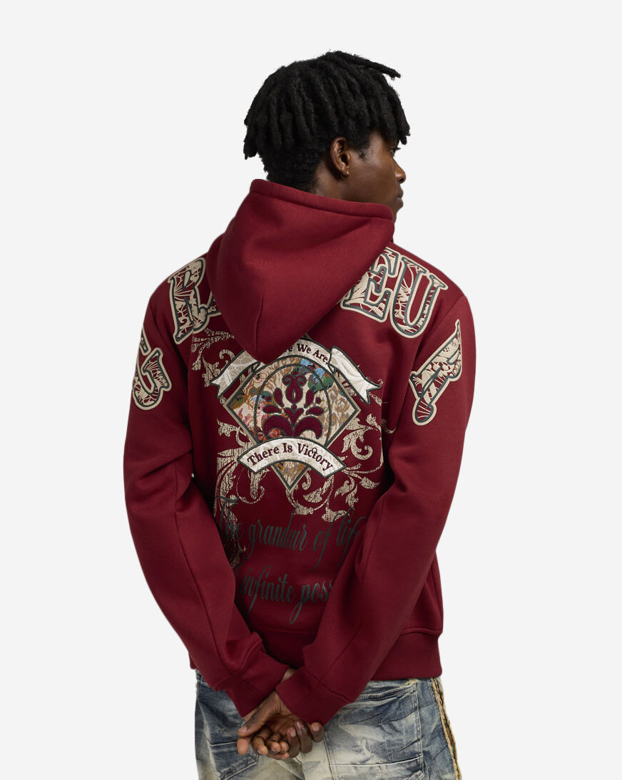 Shop Smoke Rise Academy Hoodie FO25568SNZ-SYR red | SNIPES USA