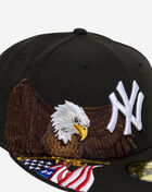 New Era 59Fifty New York Yankees Eagle Fitted Hat 60853685 Black 2