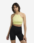 Nike NSW  Chill Terry Slim Cropped French Terry Halter Top HJ1211-701 Green 1