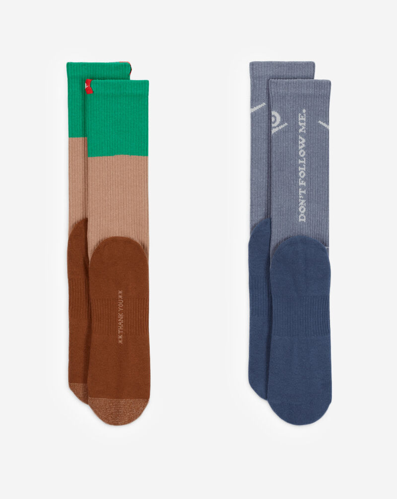 Nike Move 2PK Crew Socks - L DR9851-901 Multi 3