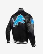 PRO STANDARD Detroit Lions Mash Up Rib Satin Jacket FDL6410476-BLK Black 3