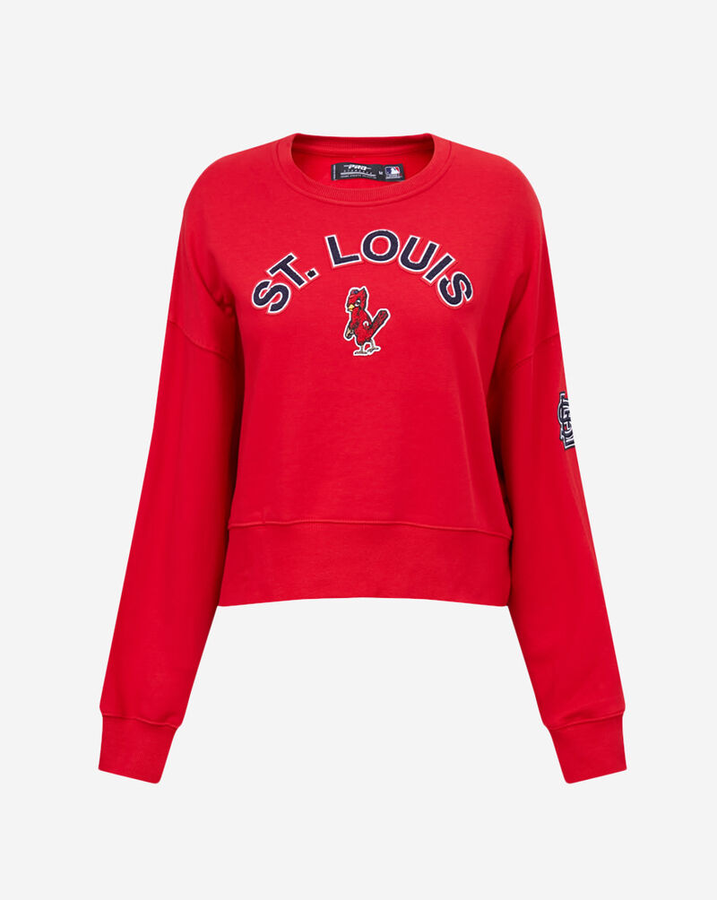 PRO STANDARD St. Louis Cardinals Classic Fleece Crewneck LSCC35215-RED Red 1