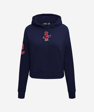 St. Louis Cardinals Classic Fleece Cropped Pull Over Hoodie