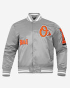 PRO STANDARD Baltimore Orioles Old English Rib Satin Jacket LBO6314613-GRY Grey 1