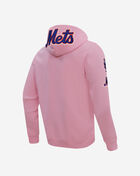 PRO STANDARD New York Mets Classic Chenille Double Knit Full-Zip Hoodie LNM531928-PNK Pink 3
