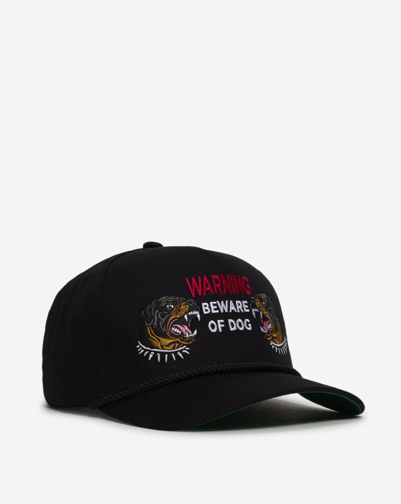 Field Grade Beware Of Rott Twill Trucker Hat 1005029 Black 1